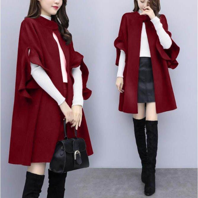 在庫一掃 コート ポンチョコート レデイーズ 春 秋 アウター ロング