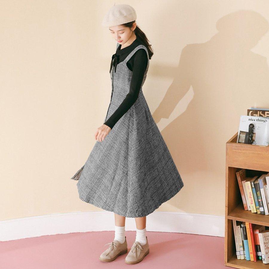 BURBERRY チェック柄 サロペットスカート チェック コットンスカート (サンド) | Burberry®公式サイト