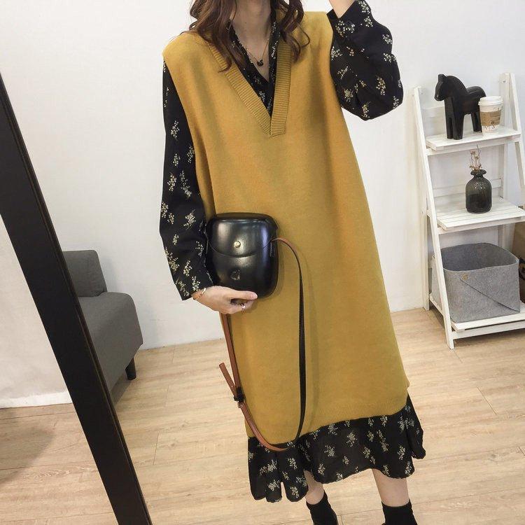 レディース秋冬服まとめ売り10点⭐︎コーデ売りワンピース・アウター・BAG入り ニットベストワンピース レディース 40代 秋冬 ベストワンピース