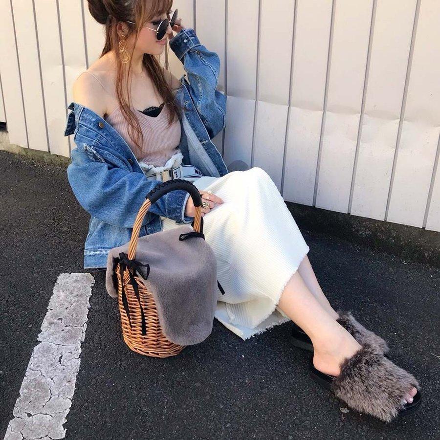 ファーサンダル レディース 40代 秋冬 ヒールサンダル 厚底 歩きやすい バーゲンブック 「新品」イタリア製 ラペルラ エレガントファー飾り サンダル サンダル