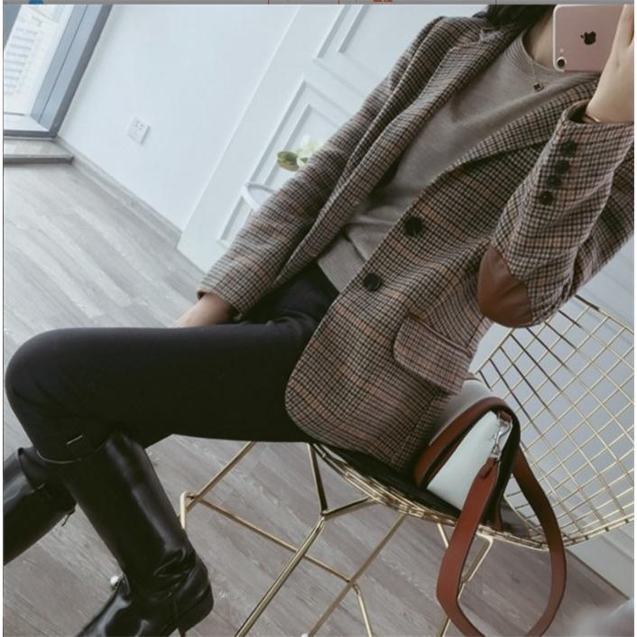 スーツジャケット テーラード レディース 春 長袖 チェック柄 スーツ