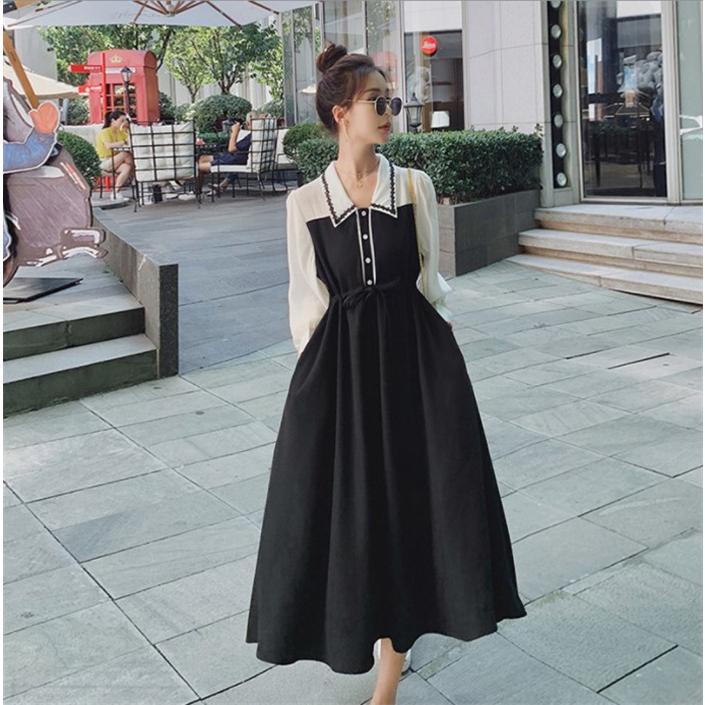 シャツワンピース レディース 40代 ロングワンピース 春 長袖 切り替え きれいめ ミモレ丈 フレア オシャレ 通勤 結婚式 お出かけ 大人 30代 50代 Tx Da 013 Youdear 通販 Yahoo ショッピング