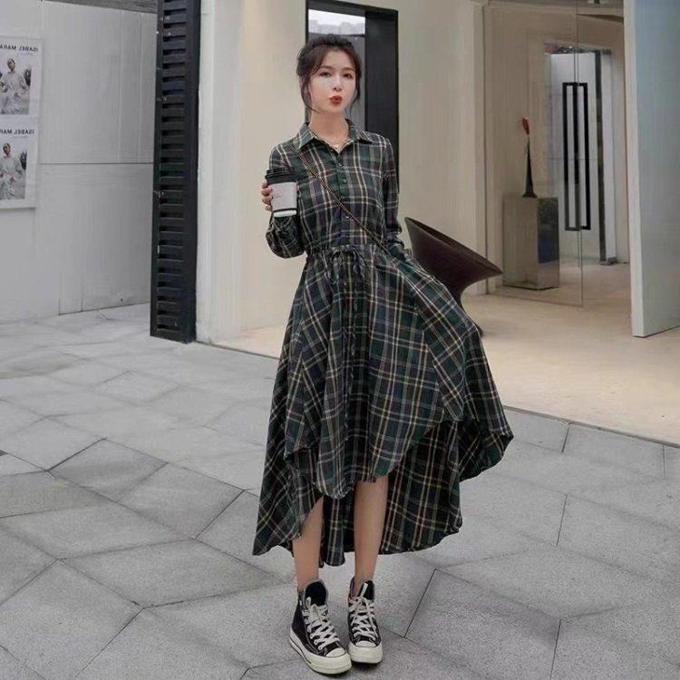 美品✨バーバリー シャツワンピース チェック 半袖40 L BURBERRY バーバリー 半袖 ワンピース 8Y 128cm チェック切替