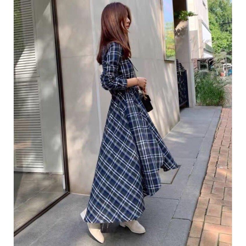 シャツワンピース レディース 40代 春秋 チェックワンピース きれいめ