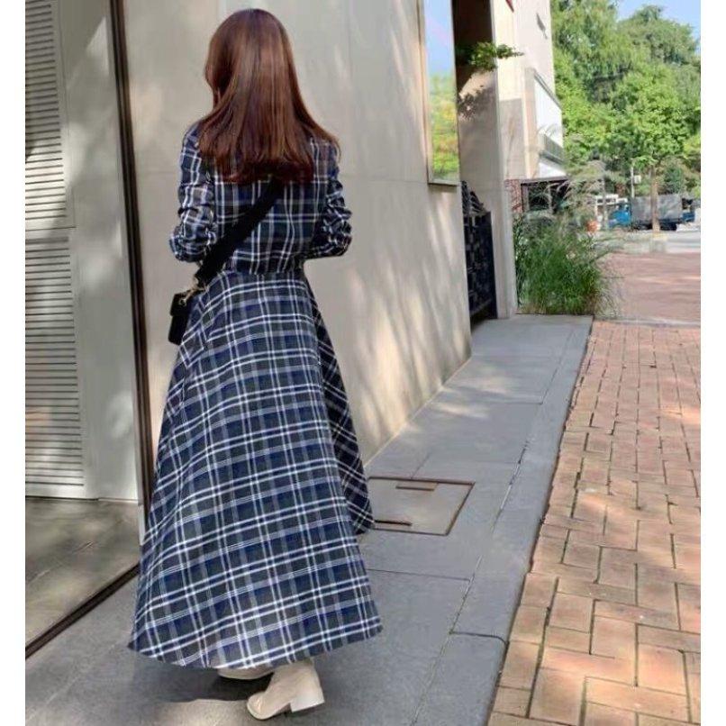 シャツワンピース レディース 40代 春秋 チェックワンピース きれいめ