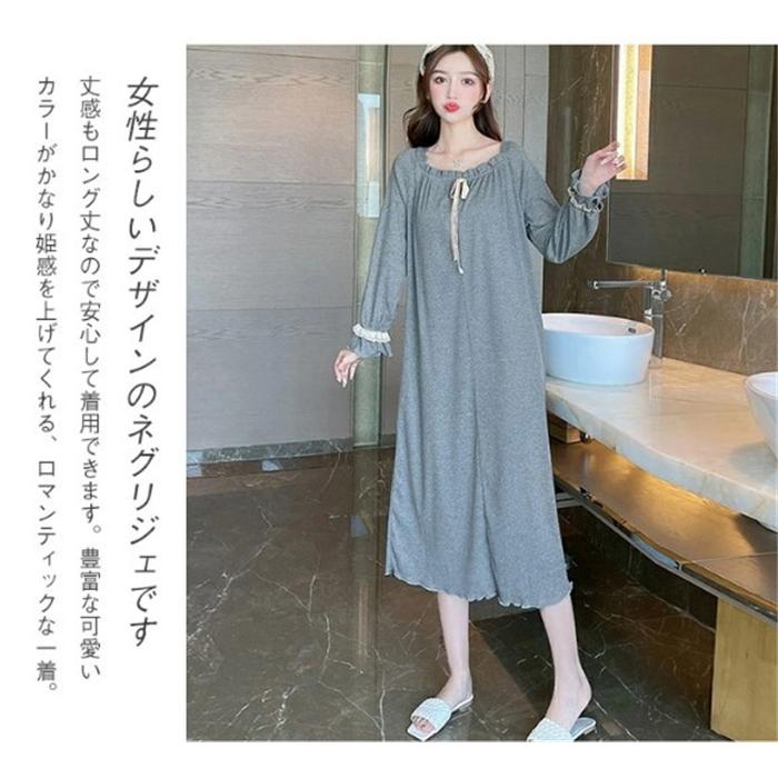 ルームワンピース レディース 部屋着 パジャマ ワンピース ゆったり
