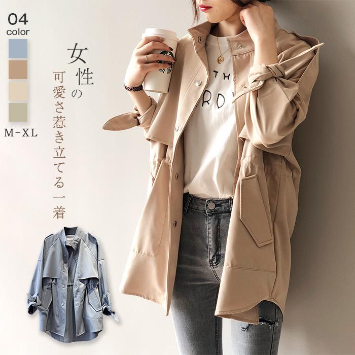 チェスターコート レディース トレンチコート 春コート 春 秋 アウター ミディアム丈 とろみ感 上品 通勤 通学 おしゃれ 高級感 大人 オシャレ ゆったり Tx Db 037 Youdear 通販 Yahoo ショッピング