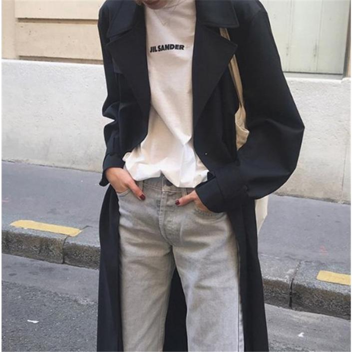 スプリングコート トレンチコート レディース 秋服 春 ロング A