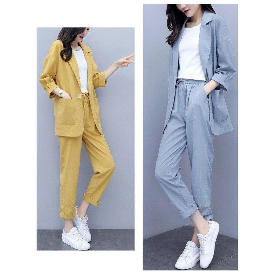 セットアップ レディース 春夏 40代 フォーマル オフィス 上下セット