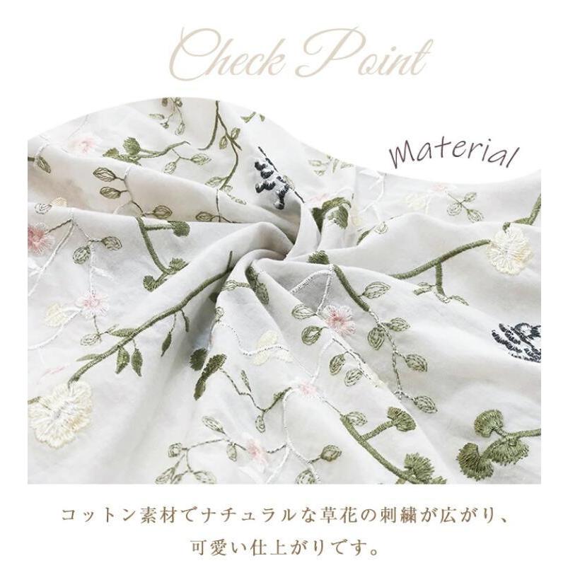 ブラウス シャツブラウス レディース 刺繍ブラウス 長袖 折り襟 花柄 柄 プリント 綿混 通気性 大きいサイズ ゆったり 春 夏 着痩せ 可愛い 30代 ブラウス シャツブラウス レディース 刺繍ブラウス 長袖 折り襟