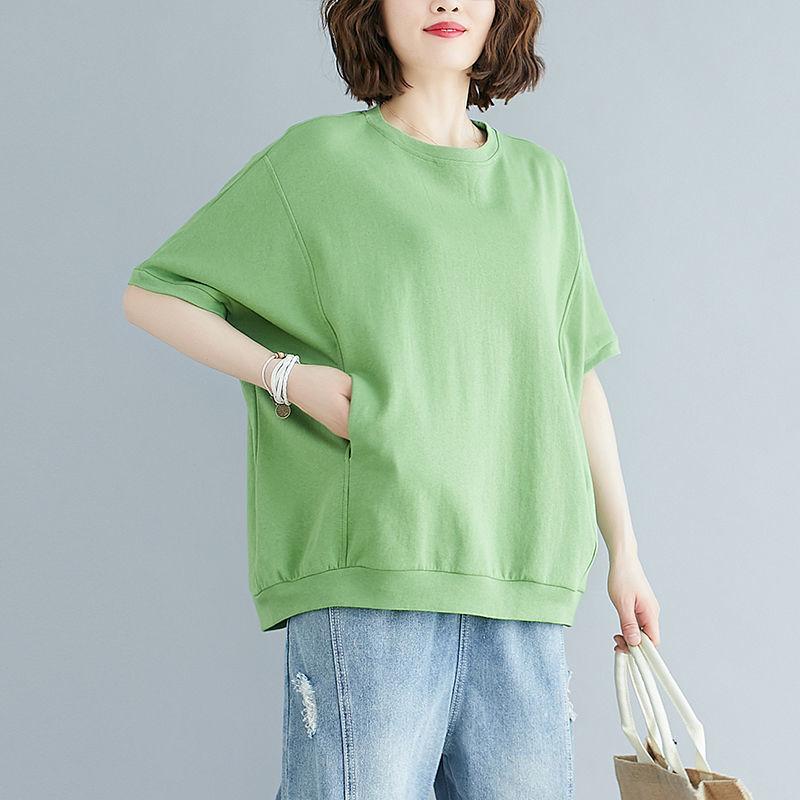 olekei Tシャツ 無地 カジュアル トップス Mサイズ グリーン 半袖 olekei Tシャツ 無地 カジュアル トップス Mサイズ グリーン 半袖 t