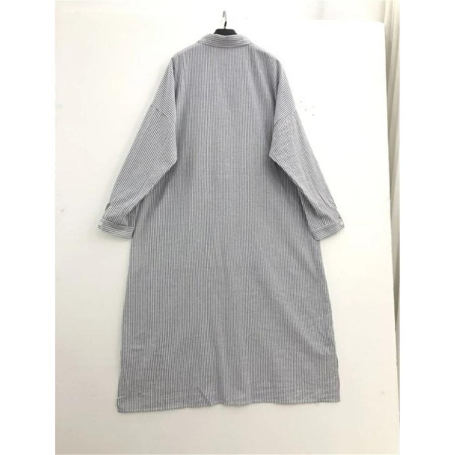 シャツワンピース ワンピース レディース ロングワンピース 長袖 春夏