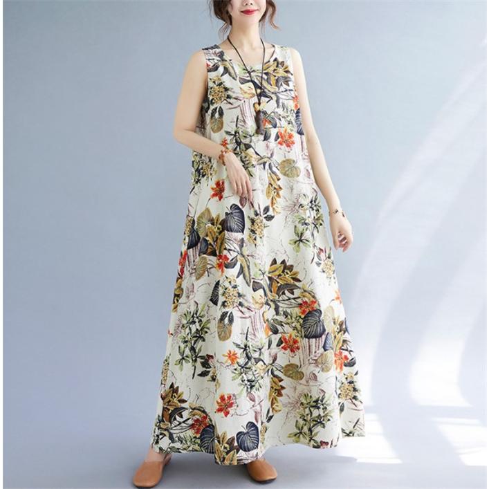 【美品】ROBE de PEAU ノースリーブワンピース　夏秋 T／TAツイルラップ風ノースリーブワンピース | human woman