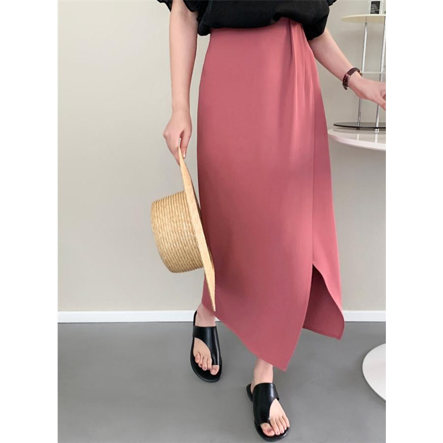 ロングスカート タイトスカート ロング丈 きれいめ ボトムス Aライン コーデ ギャザー 無地 レディース 上品 通勤 オフィス 着痩せ ポイント消化 夏 秋 30代 Tx Df 063 Youdear 通販 Yahoo ショッピング