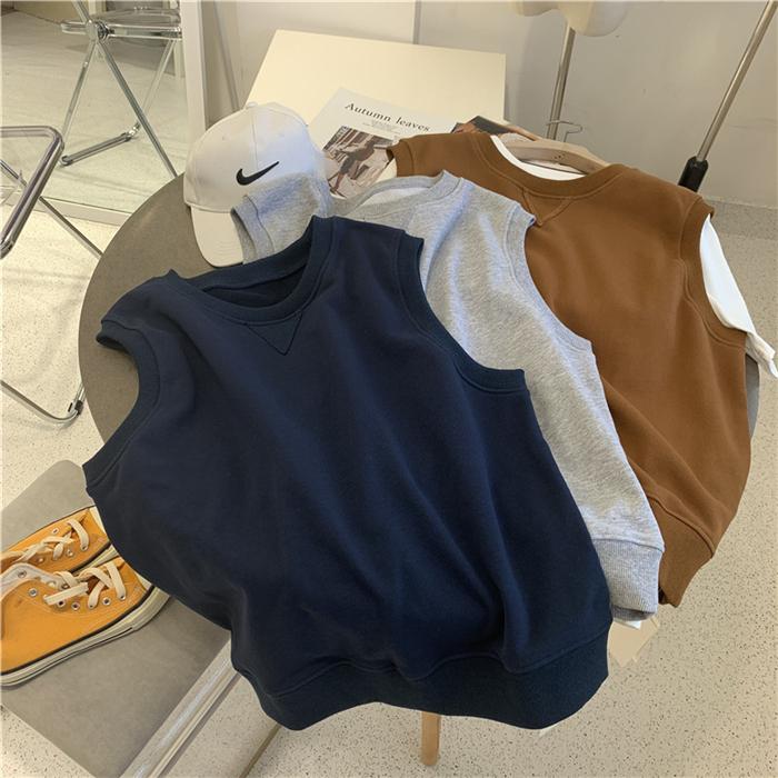 スエットベスト 楽天市場】ベスト スウェット 春 夏 前開き レディース トップス