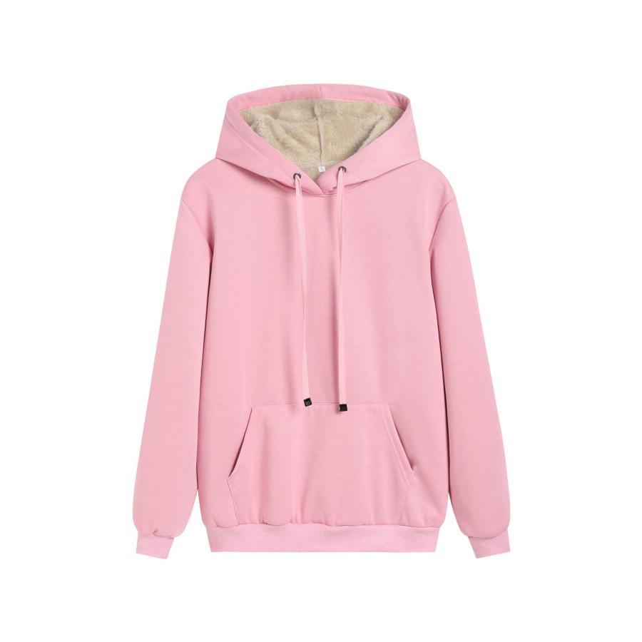 PINK HOUSE × Go with DUVETICA2023 裏起毛パーカ 裏起毛 パーカー レディース プルオーバー トップス 長袖 裏ボア