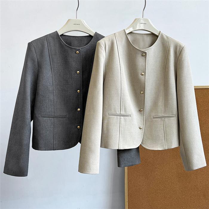 スーツジャケット テーラード レディース フォーマル ツイード スーツ