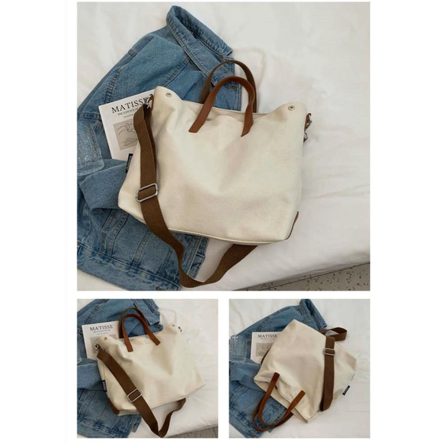 トートバッグ レディース キャンバス 大きめ 帆布バッグ A4 大容量