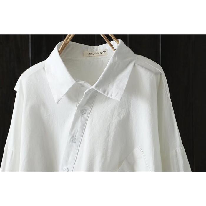 アシンメトリー シャツ ブラウス レディース シャツワンピース アシンメトリー シャツ ブラウス レディース シャツワンピース