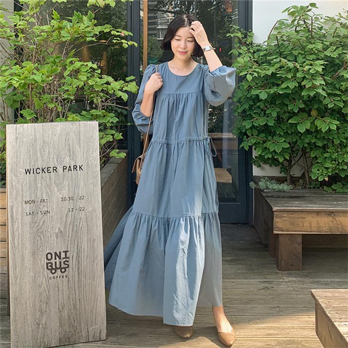 ワンピース ロングワンピース マキシ フレアワンピース レディース 40