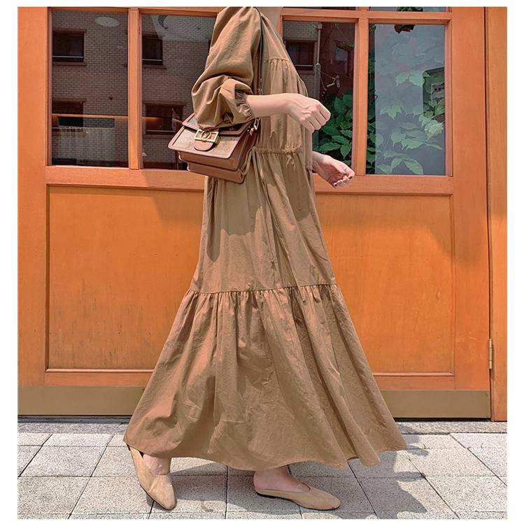 ワンピース ロングワンピース マキシ フレアワンピース レディース 40