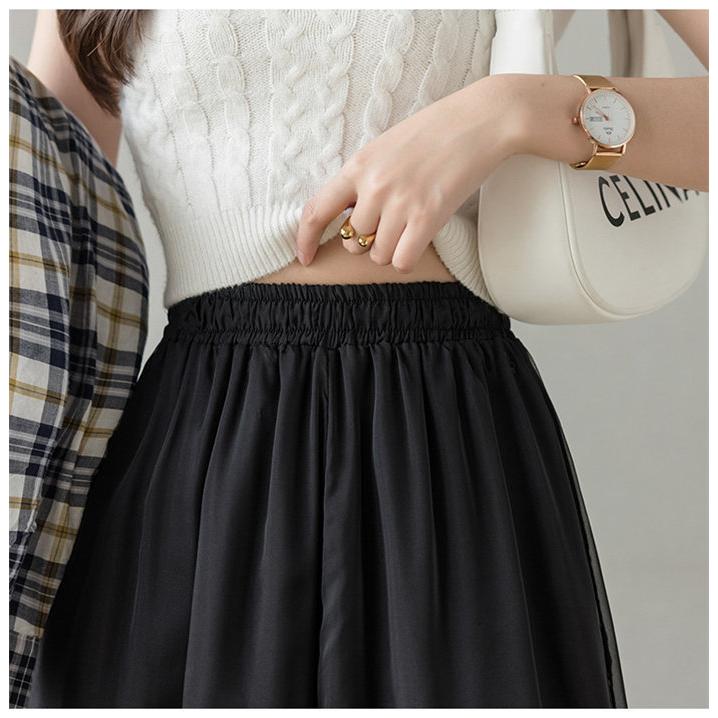 ワイドパンツ シフォン レディース ガウチョパンツ 大きいサイズ ワイドパンツ シフォン レディース ガウチョパンツ 大きいサイズ