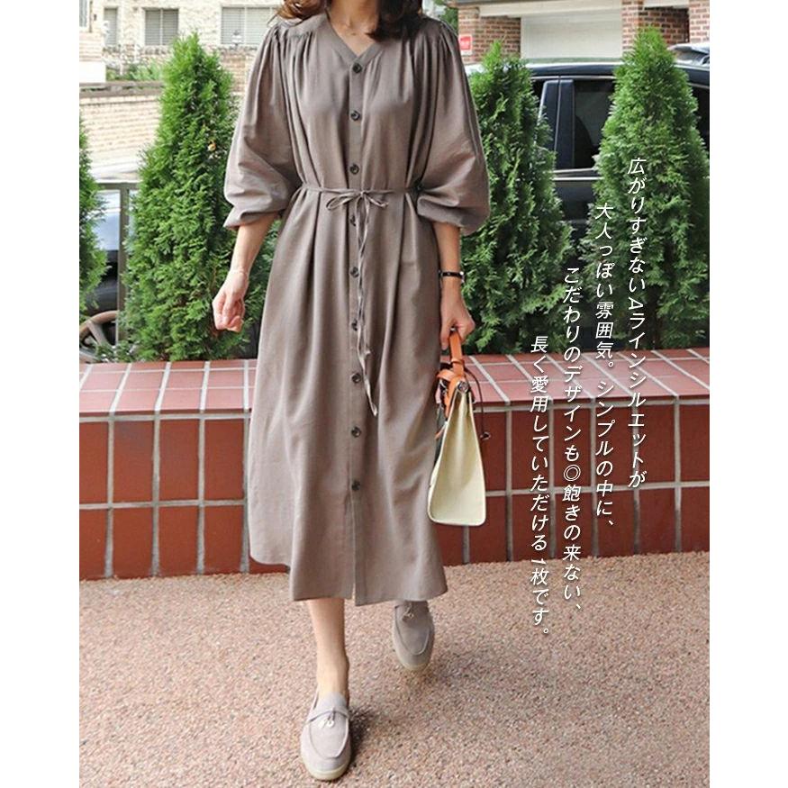 ネンワンピース 綿麻 リネン混ワンピース 麻 ロングワンピース 体型カバー リネンワンピ 麻ワンピ ワンピース ゆったり Vネック Wj Cf 024 Youdear 通販 Yahoo ショッピング