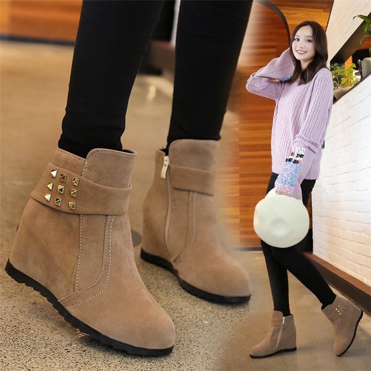 ブーツ ショートブーツ レディース 秋 冬 ミドルブーツ インヒール ヒールブーツ ブーティ シューズ 裏起毛 ファーブーツ 靴 歩きやすい 美脚 30代 あったか Xd Ab 0135 Youdear 通販 Yahoo ショッピング