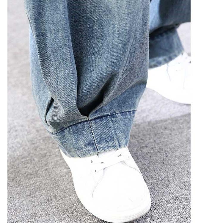 サルエルパンツ デニムパンツ コクーンデニム サーカスパンツ パッチ