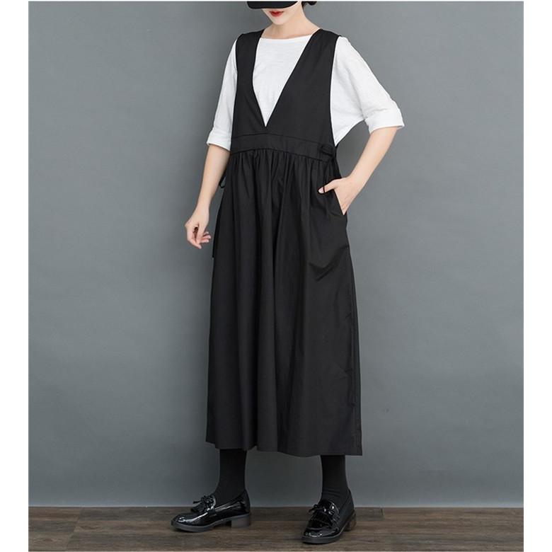 ワンピース レディース ロングワンピース サロペットワンピース ロング 