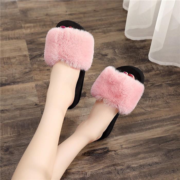 ファーサンダル レディース ヒールサンダル 厚底 歩きやすい サンダル