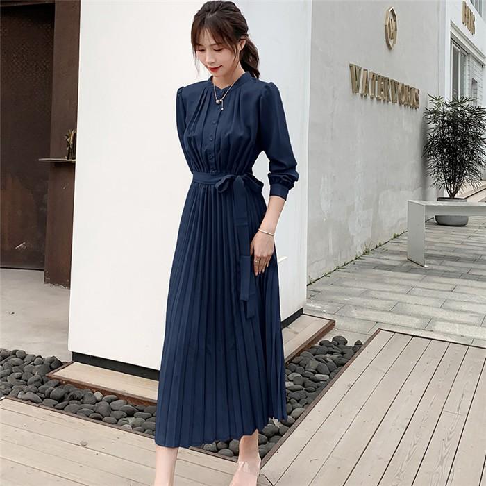 ワンピース ロング レディース プリーツワンピース きれいめ フォーマル ロングワンピース リボン付き 大人 上品 30代 40代 マキシワンピ Aラインワンピース 春 Xj Bg 0037 Youdear 通販 Yahoo ショッピング