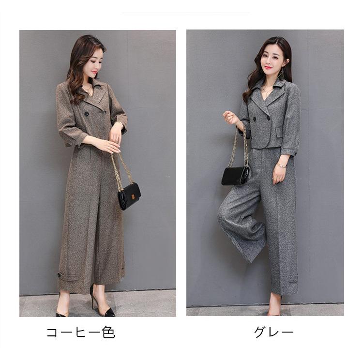 セットアップ スーツパンツ レディース ワイドパンツ ジャケット セットアップ スーツパンツ レディース ワイドパンツ ジャケット