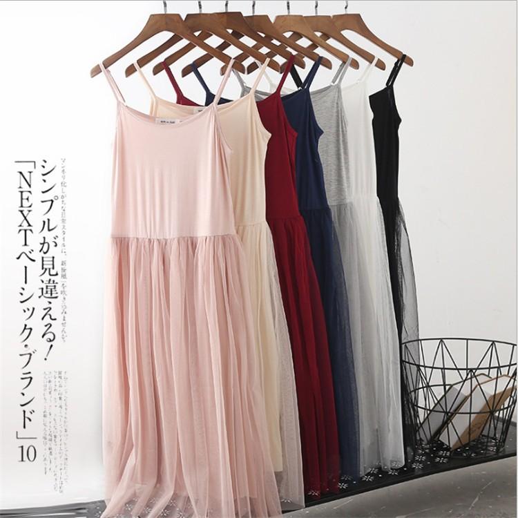ロングワンピース レディース インナー チュールワンピ タンク ロングワンピース レディース インナー チュールワンピ タンク