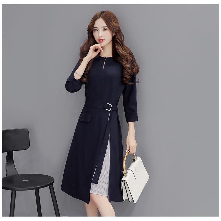 再再販 ワンピース レデイース きれいめ 膝丈 上品 Aラインワンピース 切り替え 着痩せ 七分袖 通勤 Ol セレモニー オシャレ 30代 40代 秋 全国組立設置無料 Carlavista Com
