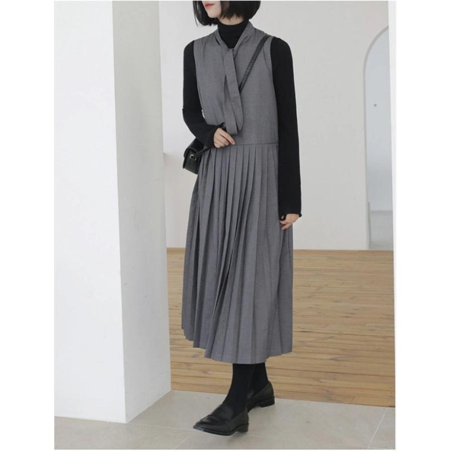 ロングワンピース ワンピース レディース タンクワンピース プリーツスカート ジャンパースカート ジャンスカ リゾート 大人 シンプル 可愛い 秋冬 重ね着 40代 Zj 067 Youdear 通販 Yahoo ショッピング