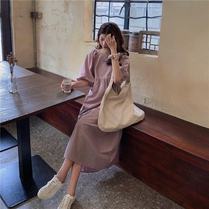 ワンピース レディース 40代 ロングワンピース キレイめ 夏 半袖