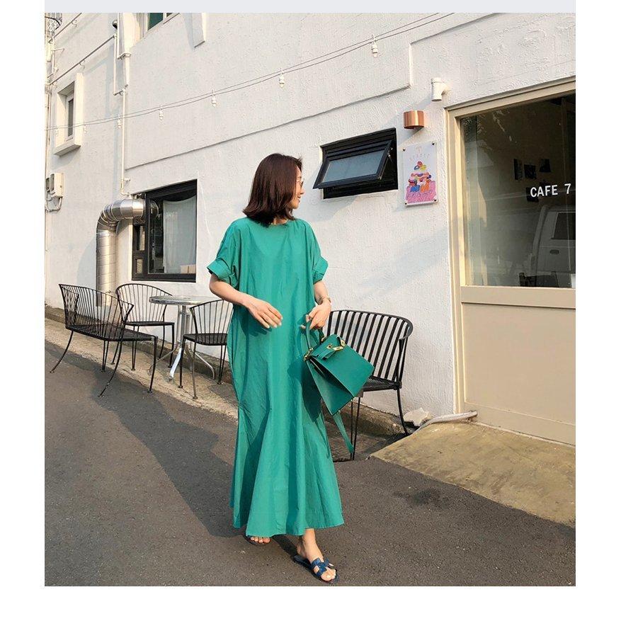 ワンピース ロンt Tシャツワンピース 40代 春夏 半袖 ロング丈 綿 ワンピース レディース 体型カバー 着痩せ 大きいサイズ 韓国風 ゆったり 代 30代 Zp Ch 128 Youdear 通販 Yahoo ショッピング
