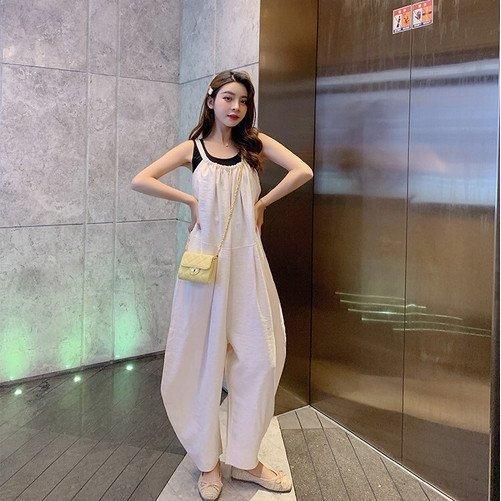 サロペット 40代 コーデ オールインワン レディース 夏 ファッション 夏服 夏物 秋 春 春物 春服装 サロペットパンツ オーバーオール Zp Cj 015 Youdear 通販 Yahoo ショッピング