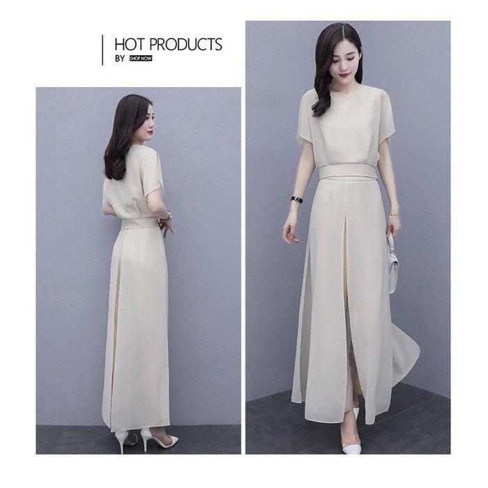 【韓国ファッション】セットアップ ブラウス 半袖 パンツ ロング セットアップ レディース 春夏 オシャレセットアップ 半袖