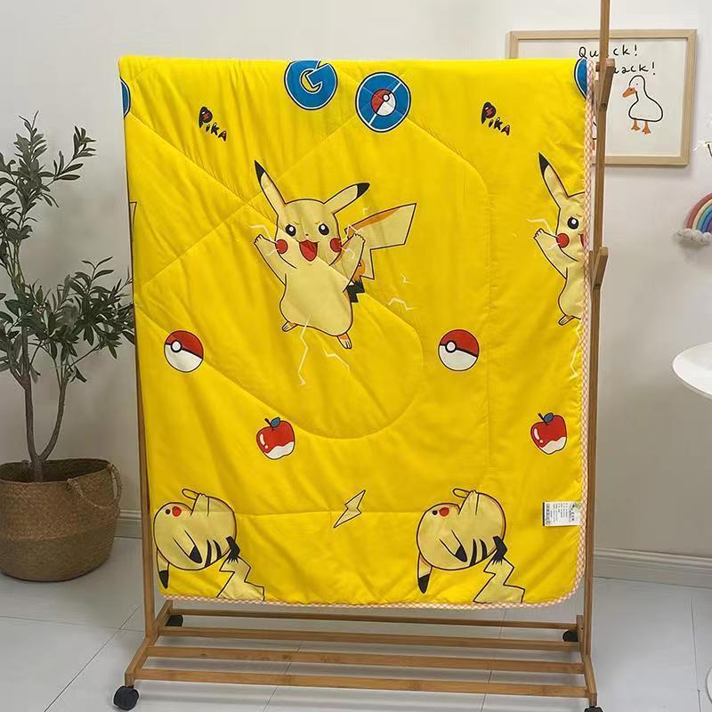 掛け布団 春夏秋向き 肌掛け布団 軽量 キルトケット エアコン対策 スヌーピー家族 合繊肌