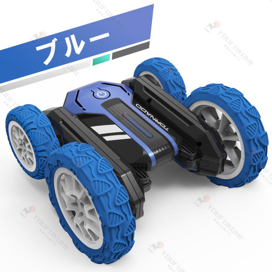 リモコンカー 電動ラジコンカー スタントカー360度回転ジャンプ2.4GHz