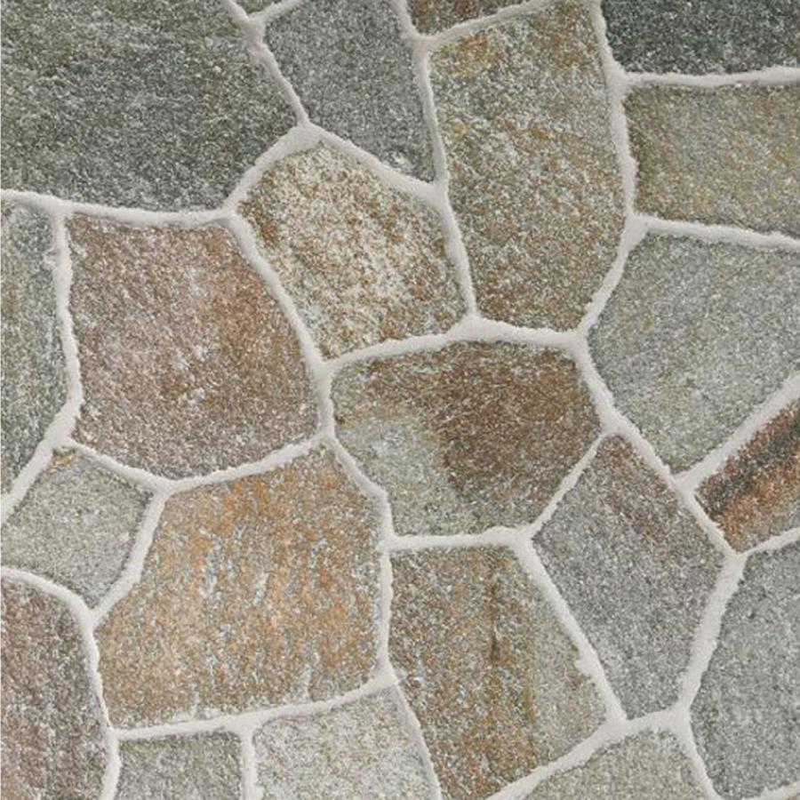 営業所止め 国産鉄平石 敷石 諏訪鉄平石 乱形 25束セット 約600kg 送料