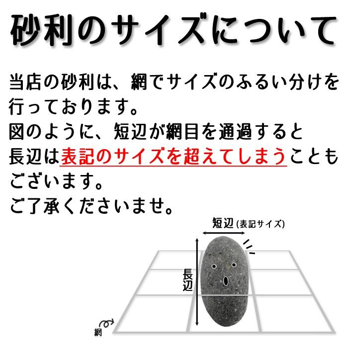 水槽の砂利 大磯砂利  観賞魚用 天然石  大磯 2分 (5〜7mm) 3kg｜yougan｜05