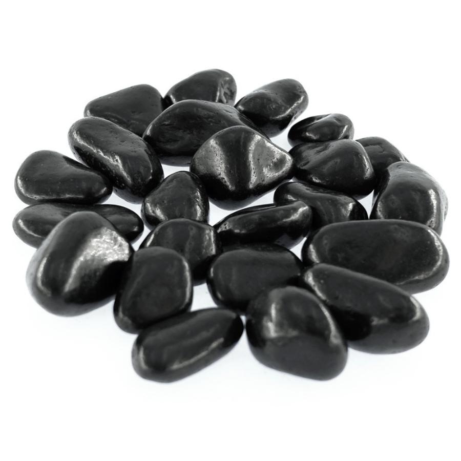 砂利 きれいな おしゃれ玉砂利 庭 磨き那智石 黒光石 8分 約2 4 3ｃｍ 約kg入り E Garden 通販 Yahoo ショッピング