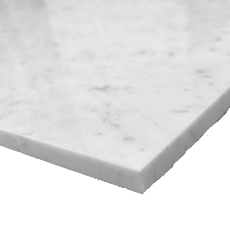 方形石 大理石ビアンコカララ 磨き300x600x10 5枚入り 22kg : E-garden