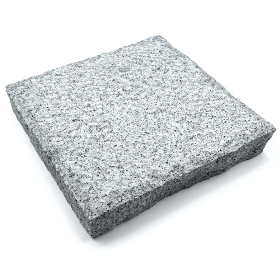 敷石 花崗岩 白御影石 ノミキリ 300x300x50mm 13kg 送料 敷石 花崗岩 白御影石 ノミキリ 300x300x50mm 13kg 送料