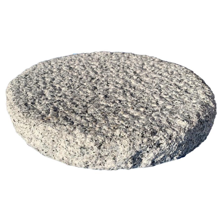 白御影石 飛石 直径約30cmx厚6cm 12kg : E-garden ヤフー店 - 通販