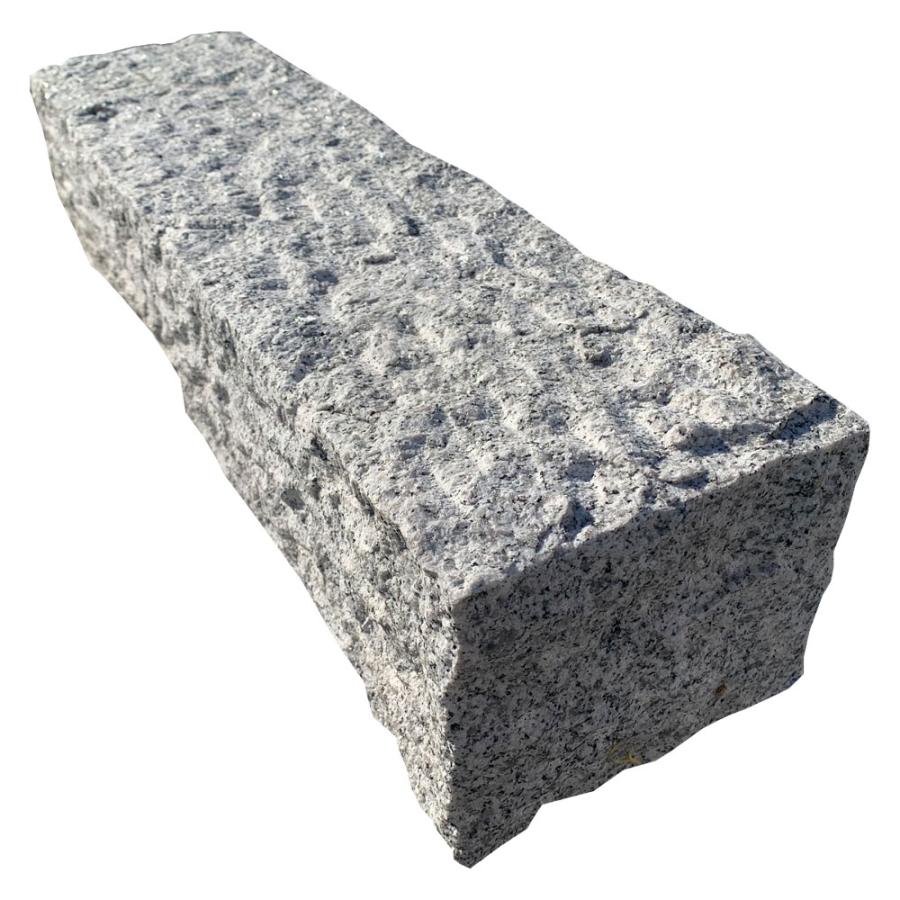 営業所止め 白御影縁石 花崗岩 12x15x90cm 6面のみ切り 45kg 中国産