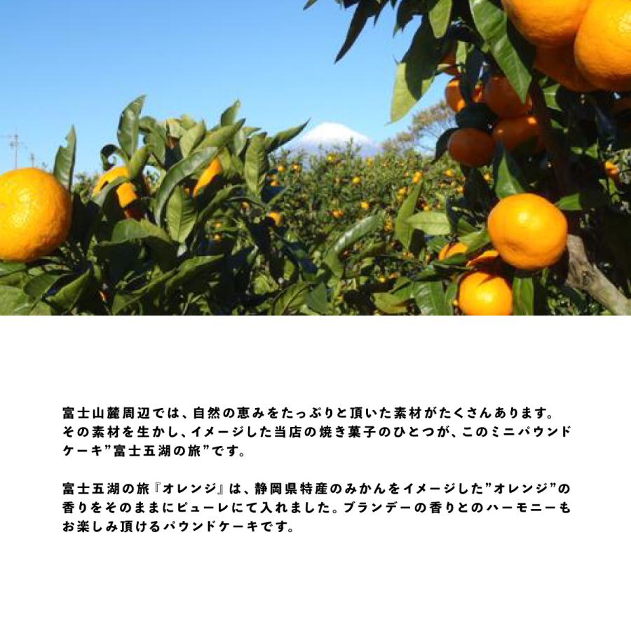 オレンジパウンドケーキギフトセット　富士五湖の旅　個包装10個入りセット｜yougashi-mimi｜03